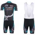 Ensemble cuissard vélo et maillot cyclisme équipe pro Bianchi Idro Drain