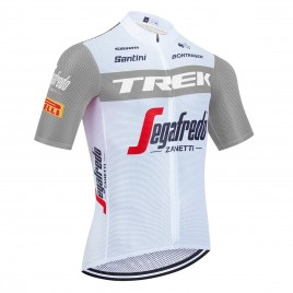 Maillot vélo équipe pro TREK Segafredo 2023 gris Aero Mesh