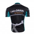 Ensemble cuissard vélo et maillot cyclisme équipe pro Bianchi Idro Drain