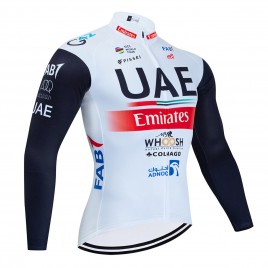 Maillot vélo hiver pro UAE EMIRATES 2023