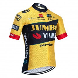 Maillot vélo équipe pro JUMBO Visma 2023 Aero Mesh