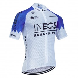 Maillot vélo équipe pro INEOS Grenadier 2023 Aero Mesh blanc