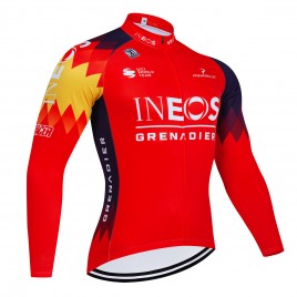Maillot vélo hiver pro INEOS Grenadier 2023
