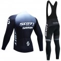 Ensemble cuissard vélo et maillot cyclisme hiver pro SCOTT SRAM 2023