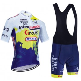 Ensemble cuissard vélo et maillot cyclisme équipe pro WANTY Circus 2023 Aero Mesh