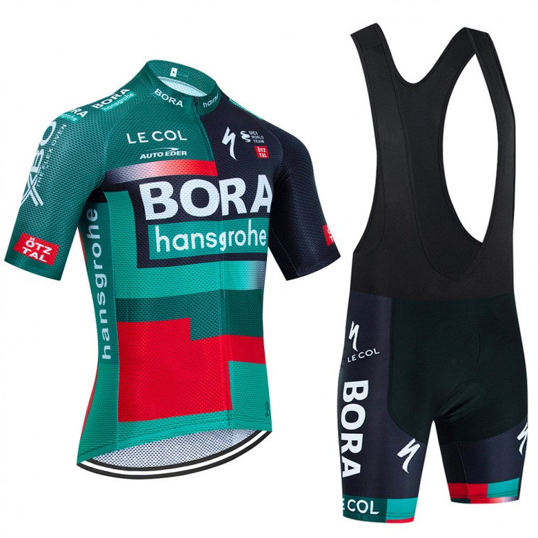 Ensemble cuissard vélo et maillot cyclisme équipe pro BORA Hansgrohe 2023 Aero Mesh