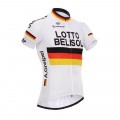 Ensemble cuissard vélo et maillot cyclisme équipe pro Lotto Belisol