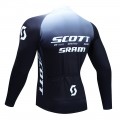 Maillot vélo hiver pro SCOTT SRAM 2023 noir