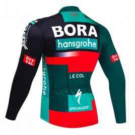 Maillot vélo hiver pro BORA Hansgrohe 2023 noir