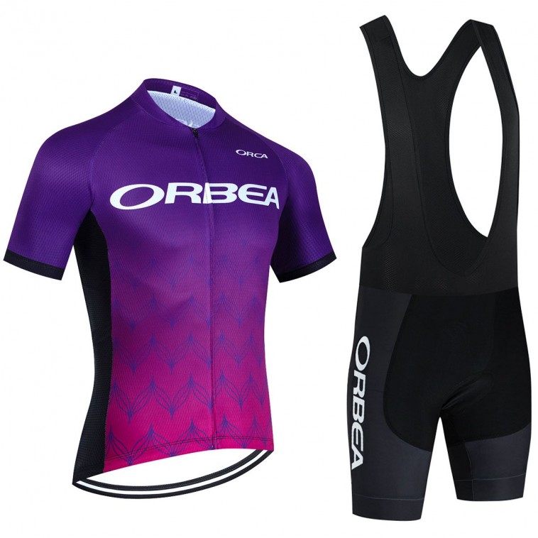 Ensemble cuissard vélo et maillot cyclisme équipe pro ORBEA Orca Aero Mesh