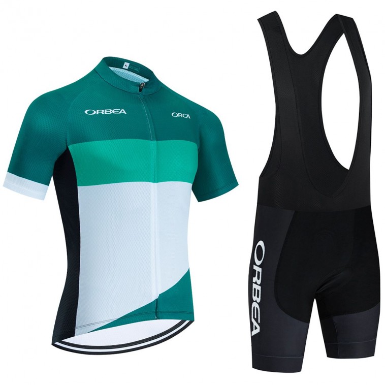 Ensemble cuissard vélo et maillot cyclisme équipe pro ORBEA Orca Aero Mesh