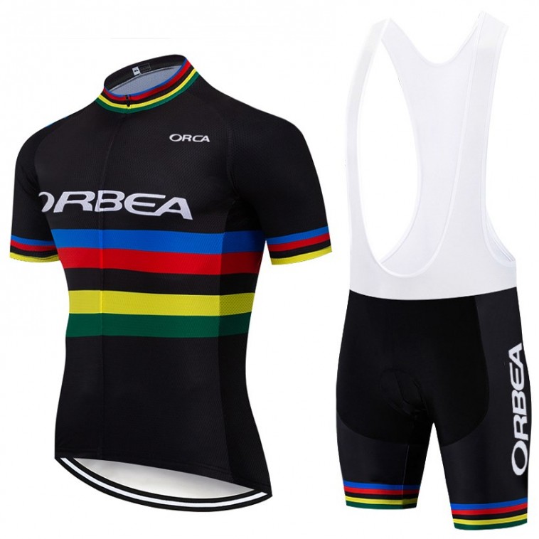 Ensemble cuissard vélo et maillot cyclisme équipe pro ORBEA Orca Aero Mesh