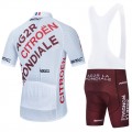 Ensemble cuissard vélo et maillot cyclisme équipe pro AG2R La Mondiale 2023 Aero Mesh