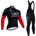 Ensemble cuissard vélo et maillot cyclisme hiver pro INEOS Grenadier 2023 Noir