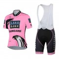 Ensemble cuissard vélo et maillot cyclisme femme Saxo Bank