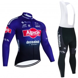 Ensemble cuissard vélo et maillot cyclisme hiver pro Alpecin-Deceuninck 2023