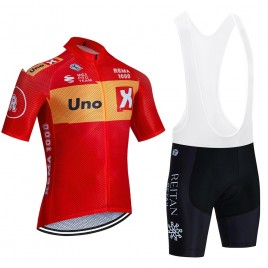 Ensemble cuissard vélo et maillot cyclisme équipe pro Uno-X 2023 Aero Mesh