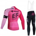 Ensemble cuissard vélo et maillot cyclisme hiver pro EF Education First 2023