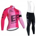 Ensemble cuissard vélo et maillot cyclisme hiver pro EF Education First 2023