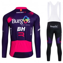 Ensemble cuissard vélo et maillot cyclisme hiver pro BURGOS BH 2023