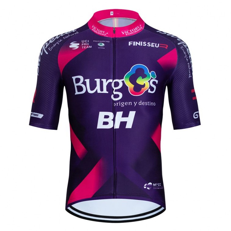 Maillot vélo équipe pro BURGOS BH 2023 Aero Mesh