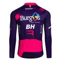 Maillot vélo hiver équipe pro BURGOS BH 2023