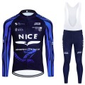 Ensemble cuissard vélo et maillot cyclisme hiver pro NICE Métropole Côte d'Azur 2023