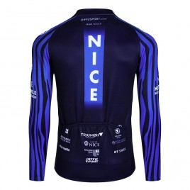 Maillot vélo hiver équipe pro NICE Métropole Côte d'Azur 2023