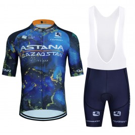 Ensemble cuissard vélo et maillot cyclisme équipe pro ASTANA Qazaqstan 2024 Aero Mesh