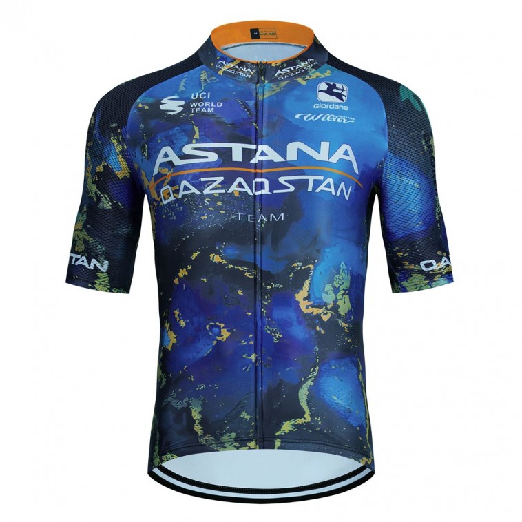 Maillot vélo équipe pro ASTANA Qazaqstan 2024 Aero Mesh