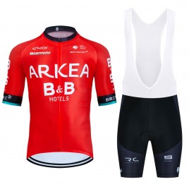 Ensemble cuissard vélo et maillot cyclisme équipe pro ARKEA - B&B Hotels 2024 Aero Mesh
