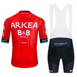 Ensemble cuissard vélo et maillot cyclisme équipe pro ARKEA - B&B Hotels 2024 Aero Mesh