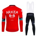 Ensemble cuissard vélo et maillot cyclisme hiver pro ARKEA - B&B Hotels 2024