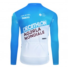Maillot vélo hiver équipe pro Décathlon-AG2R 2024