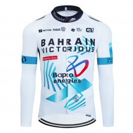 Maillot vélo hiver équipe pro Bahrain-Victorious 2024