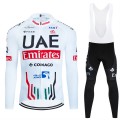 Ensemble cuissard vélo et maillot cyclisme hiver pro UAE EMIRATES 2024