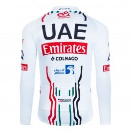 Maillot vélo hiver équipe pro UAE EMIRATES 2024