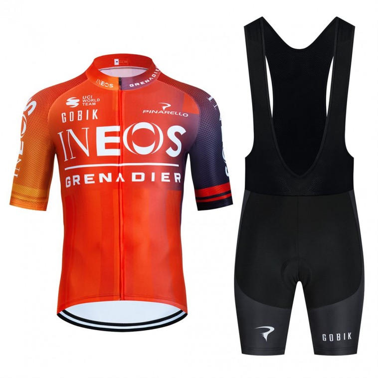 Ensemble cuissard vélo et maillot cyclisme équipe pro INEOS Grenadier 2024 Aero Mesh