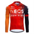 Maillot vélo hiver équipe pro INEOS Grenadier 2024