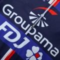 Ensemble cuissard vélo et maillot cyclisme hiver pro FDJ Groupama 2024