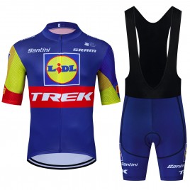 Ensemble cuissard vélo et maillot cyclisme équipe pro TREK LIDL 2024 Aero Mesh