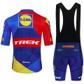 Ensemble cuissard vélo et maillot cyclisme équipe pro TREK LIDL 2024 Aero Mesh