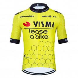 Maillot vélo équipe pro VISMA Lease a Bike 2024 Aero Mesh