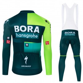 Ensemble cuissard vélo et maillot cyclisme hiver pro BORA Hansgrohe 2024