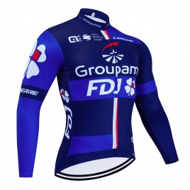 Maillot vélo hiver pro FDJ Groupama 2023