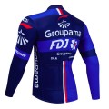 Maillot vélo hiver pro FDJ Groupama 2023