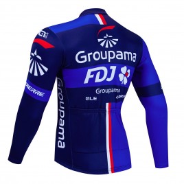 Maillot vélo hiver pro FDJ Groupama 2023