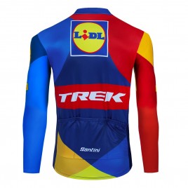 Maillot vélo hiver équipe pro TREK LIDL 2024