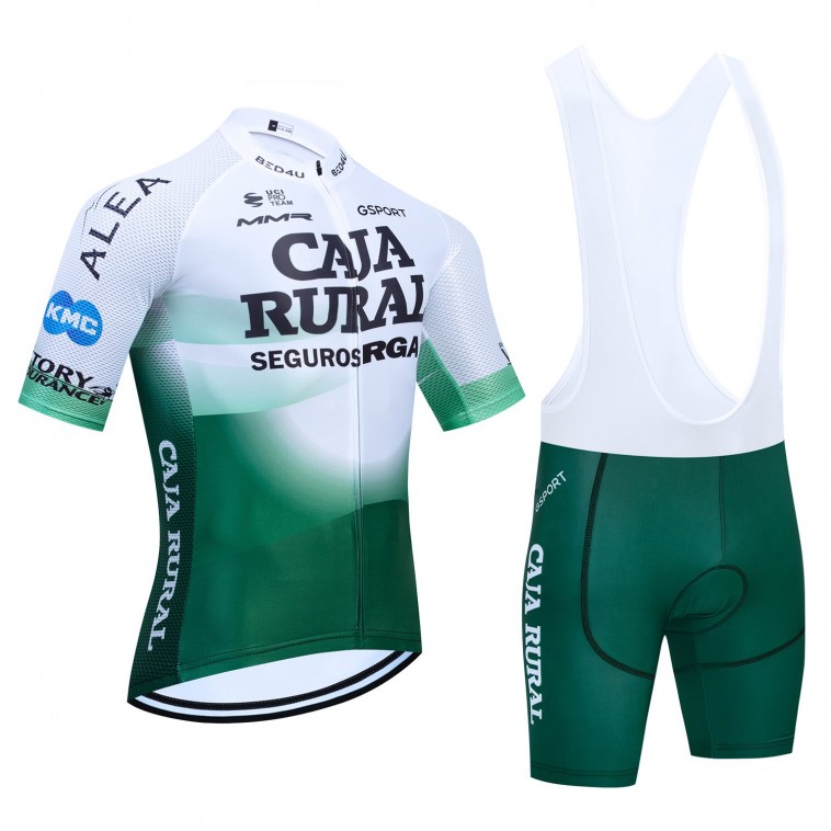 Ensemble cuissard vélo et maillot cyclisme équipe pro CAJA RURAL Seguros RGA 2024 Aero Mesh