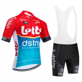 Ensemble cuissard vélo et maillot cyclisme équipe pro LOTTO Dstny 2024 Aero Mesh